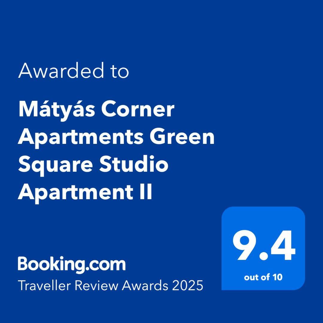 Matyas Corner Apartments Green Square Studio Apartment II بودابست المظهر الخارجي الصورة